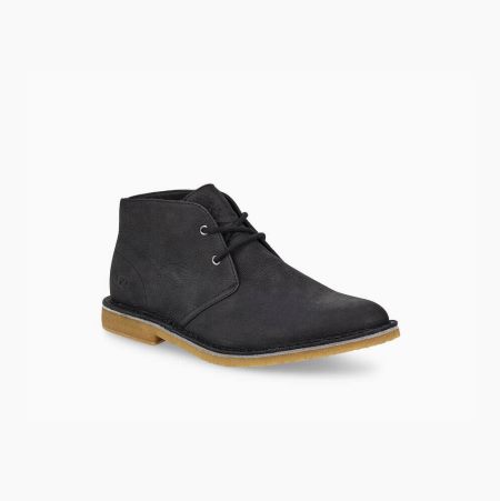 UGG Groveland Chukka - Desert Boots Herre - Svart (NO-L637)